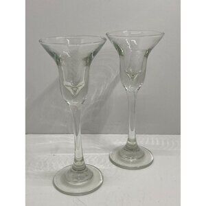 Long Stem Cordial Dessert Wine Glasses Set of Two